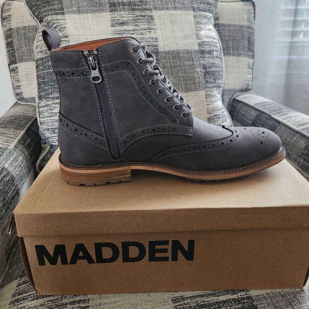 Madden Rezzup grey men's boots